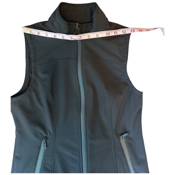 NWOT RANK 45 Outdoor Athletic Soft Shell All Black Full Zip Vest Women’s XS - Picture 9 of 13